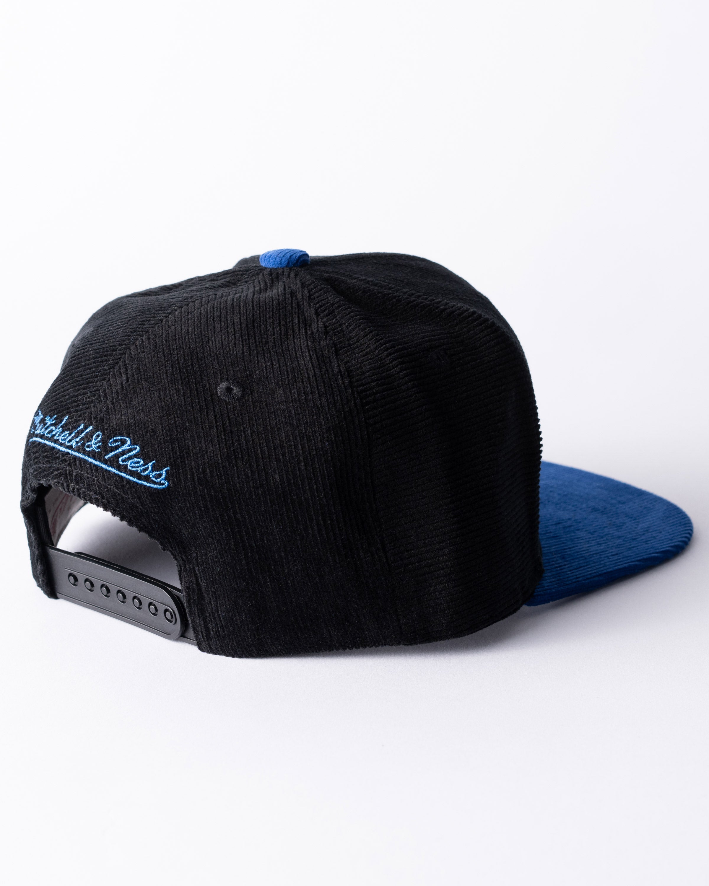 FALKEN X MITCHELL & NESS ALL DIRECTIONS SNAPBACK — BLACK & ROYAL