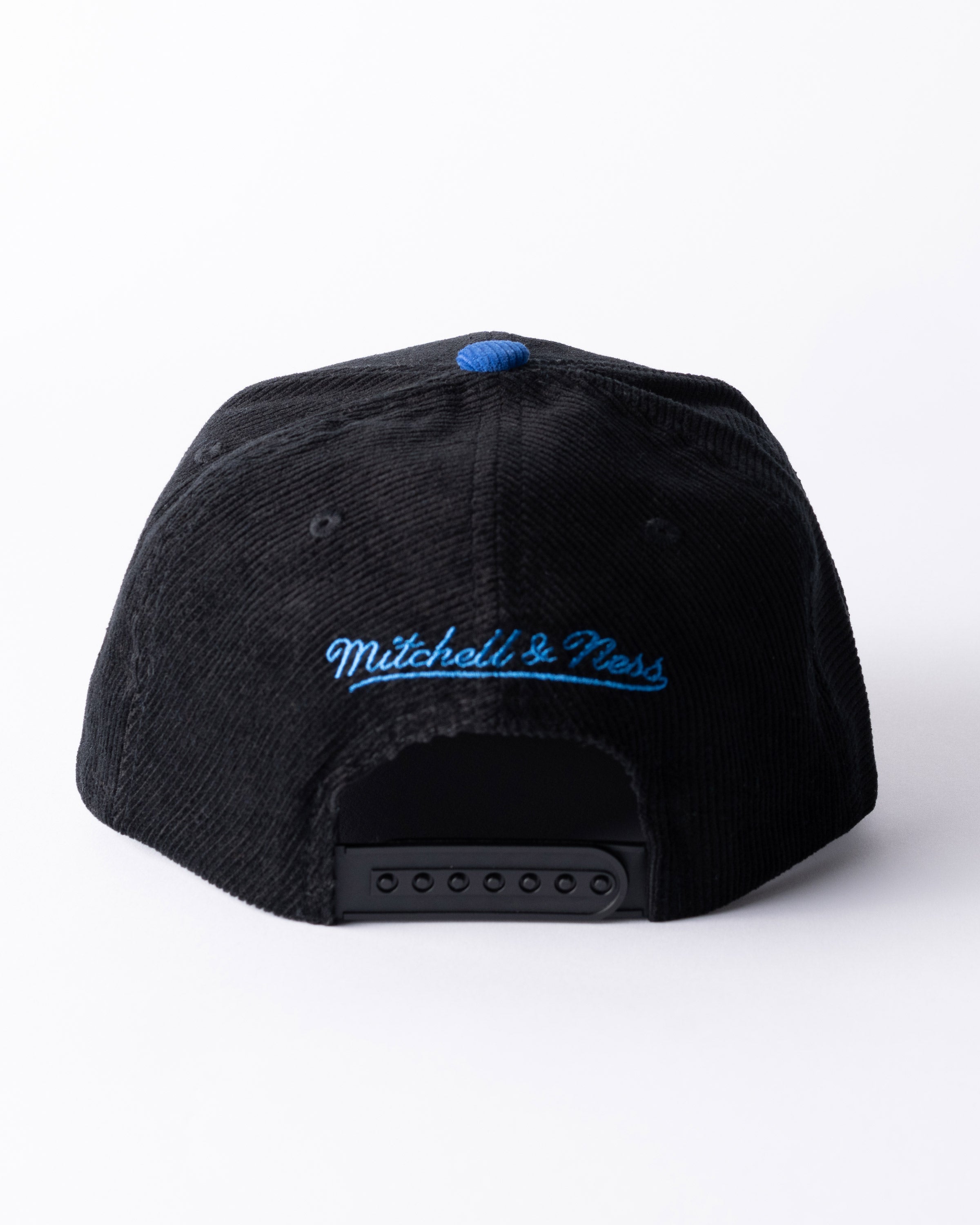 FALKEN X MITCHELL & NESS ALL DIRECTIONS SNAPBACK — BLACK & ROYAL